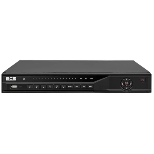 8-channel BCS-L-NVR0802-A-4KE-8P IP recorder from the BCS Line PoE brand