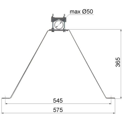 Masonry clamp OMP-50L40