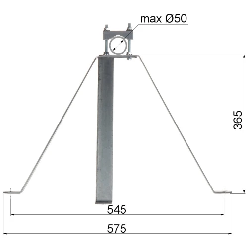 Masonry clamp OMP-50L40
