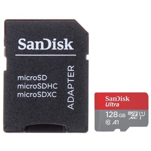 SD-MICRO-10/128-SAND UHS-I Memory Card, SDXC 128GB Sandisk