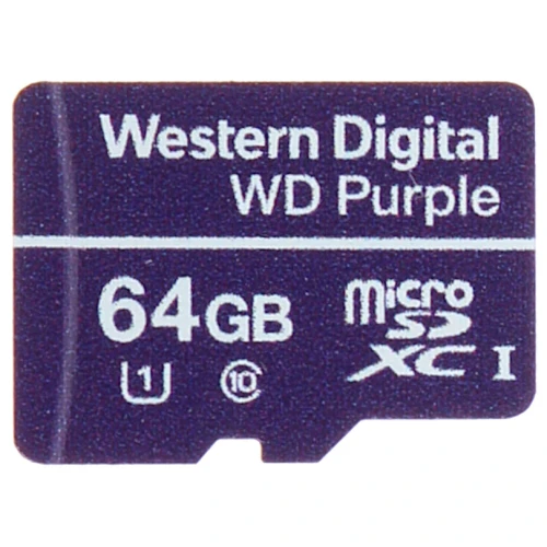 SD-MICRO-10/64-WD UHS-I sdhc 64GB Western Digital memory card