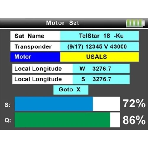 Universal meter STC-23 DVB-T/T2 DVB-S/S2 DVB-C Spacetronik