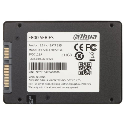SSD-E800S512G 512 GB SSD Drive