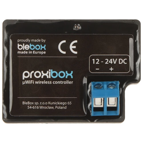 Intelligent proximity action trigger PROXIBOX/BLEBOX Wi-Fi, 12... 24V DC