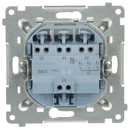 Triple connector DW31.01/11-SIMON54 250V 10A