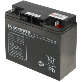 12V/17AH Battery - EUROPOWER-EP