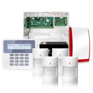 Wireless Alarm Satel Perfecta 16-WRL 4x Sensor, LCD, App, GSM Notification