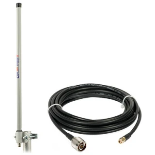 ProEter WLAN 2.4GHz 10dB Omnidirectional Antenna + 5m Cable with SMA/RP Plug