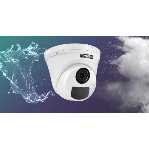 Surveillance Kit 4x Camera BCS-B-EIP12FR3(2.0) Full HD IR 30m Audio PoE 1TB Disk