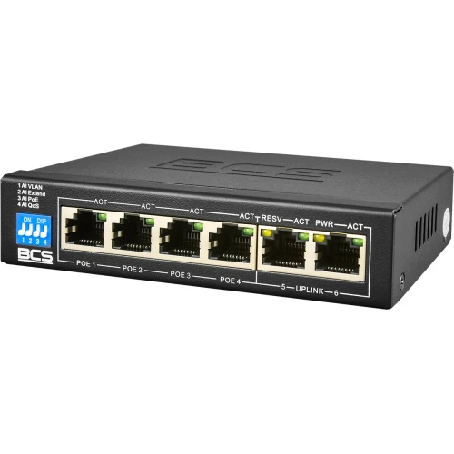 BCS-B-SP0402 PoE Switch for 4 IP cameras