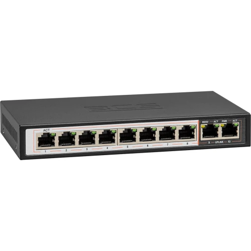 BCS-B-SP08G02G PoE Switch for 8 IP cameras