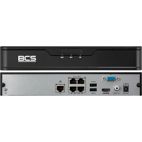Surveillance Kit 2x BCS-P-DIP25FSR3-Ai2-G 5MPx IK10 IR 30m, Starlight, Audio, Vandal-proof