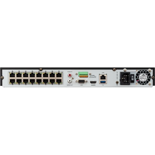 BCS-V-NVR1602-4K-16P IP network digital recorder 16-channel with PoE switch BCS View