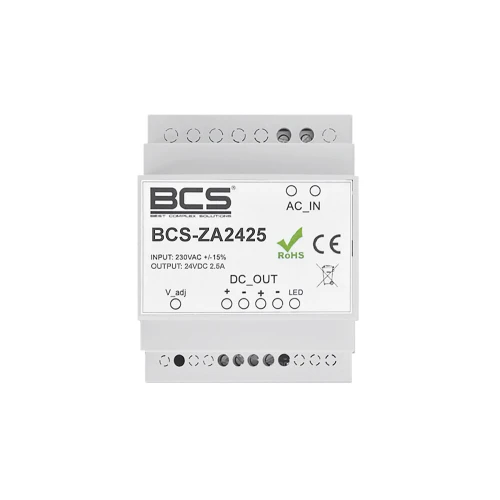 BCS-ZA2425 Power Supply 24V 2.5A