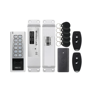 Wireless access control set VIDI-AC-4CS-WKIT1 with lock and remotes