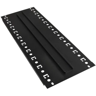 Mounting plate 4U with DIN-TH35-24xS rail for RACK19" Pulsar RADIN cabinets.