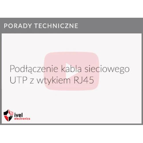 How to put an RJ45 plug on a network cable