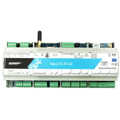 Ropam Neo-IP-64-D12M WiFi Alarm Control Panel DIN Enclosure