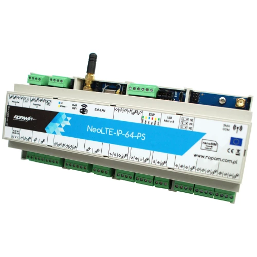Ropam NeoLTE-IP-64-PS-D12M LTE + WiFi Alarm Control Panel DIN Enclosure