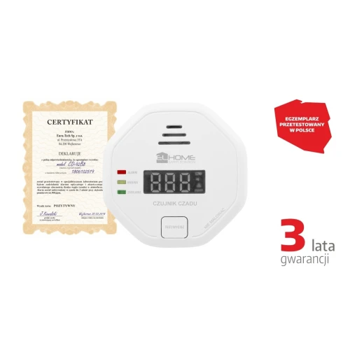 Carbon monoxide sensor EL HOME CD-92B8 freestanding