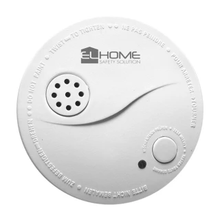 EL HOME SD-11B8 smoke detector with battery power, photo-optical sensor