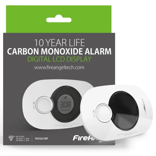 Carbon monoxide sensor with display FA3322-INT FireAngel