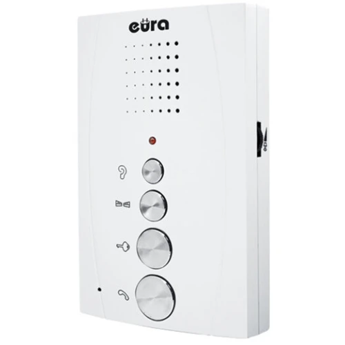EURA ADP-51A3 DIFESA 1-family intercom with 2 handsets, white