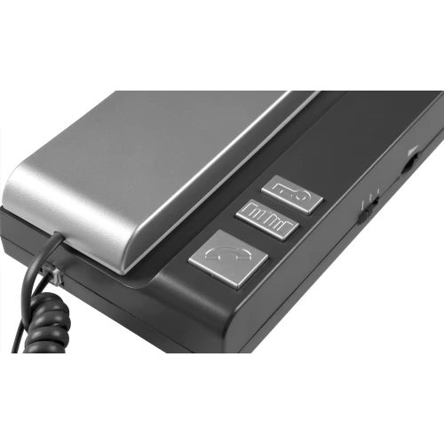 EURA ADP-32A3 "DUO" 2-family intercom, graphite-silver small external cassette.
