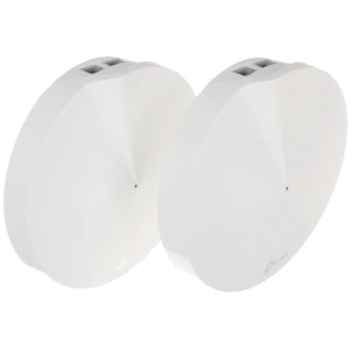 Home wifi system DECO-M9-PLUS(2-PACK) 2.4GHz, 5GHz 400Mb/s + 867Mb/s tp-link