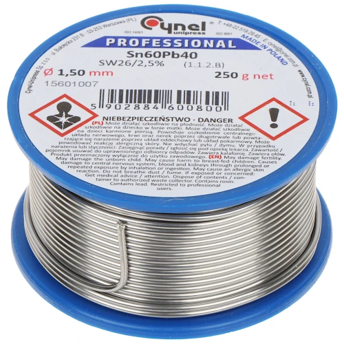 Soldering wire CYN-1.5/250 Cynel Unipress