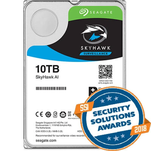 Seagate Skyhawk AI 10TB Hard Drive for Monitoring