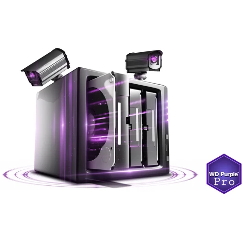 WD Purple Pro 10TB Hard Drive for Monitoring