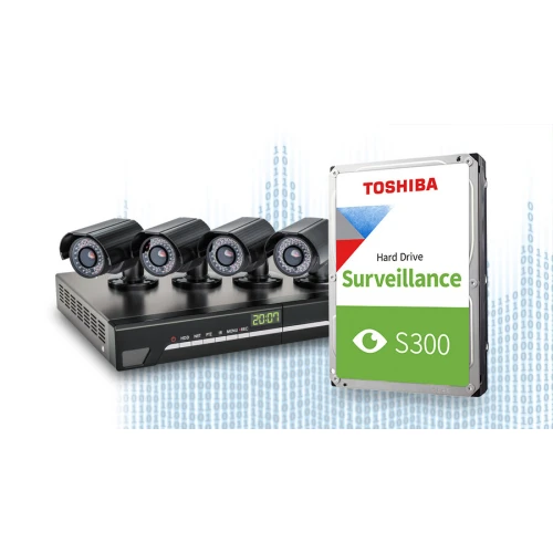 Toshiba S300 Surveillance 2TB Hard Drive for Monitoring