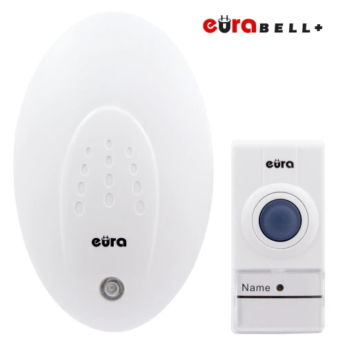 Wireless doorbell EURA WDP-24A3 "ELLIPSIS" possibility of expansion battery powered