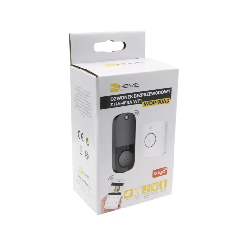 WiFi wireless doorbell EL HOME WDP-90A3 - white Tuya