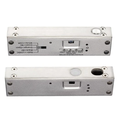 Electromagnetic lock, pin-type, reversible, surface-mounted