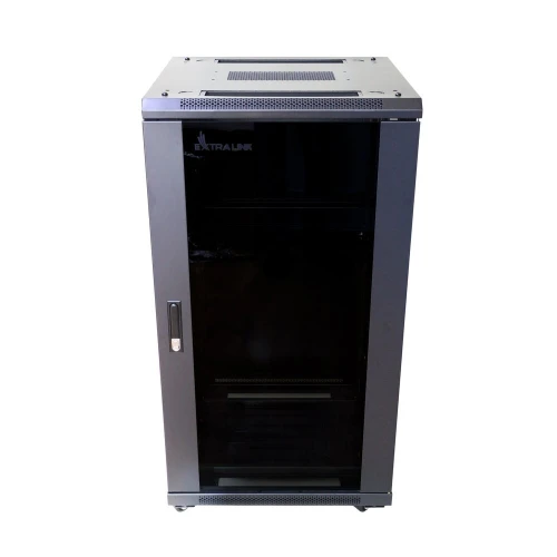 Extralink 22U 600x600 Black | Rack cabinet | standing