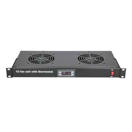 Extralink | Fan Panel | 19", 2 Fans, with Thermostat