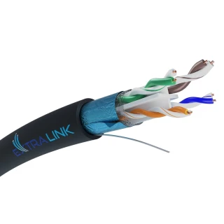 Extralink CAT6 FTP (F/UTP) V2 External | Twisted pair network cable | 305M