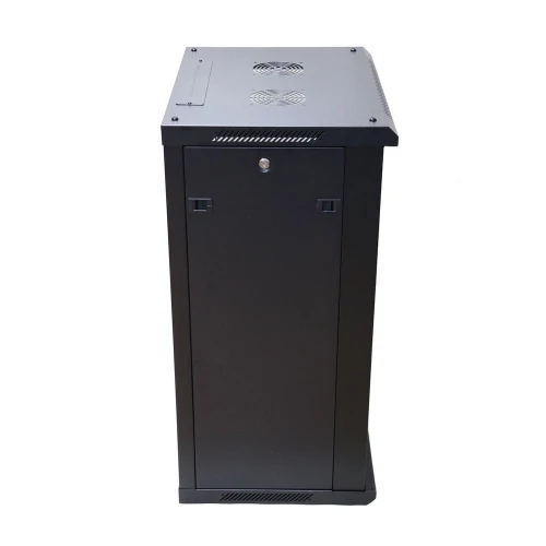 Extralink 18U 600x450 Black | Wall-Mounted Rack Cabinet