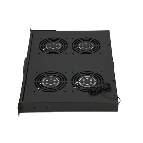 Extralink | Fan Panel | 19", 4 fans, for standing cabinets, with thermostat