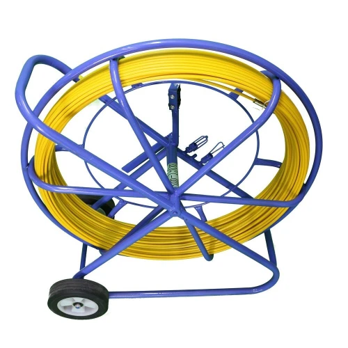 Extralink Pilot 10mm 100m | Cable pulling pilot | FRP glass fiber, diameter 10mm, length 100m, yellow