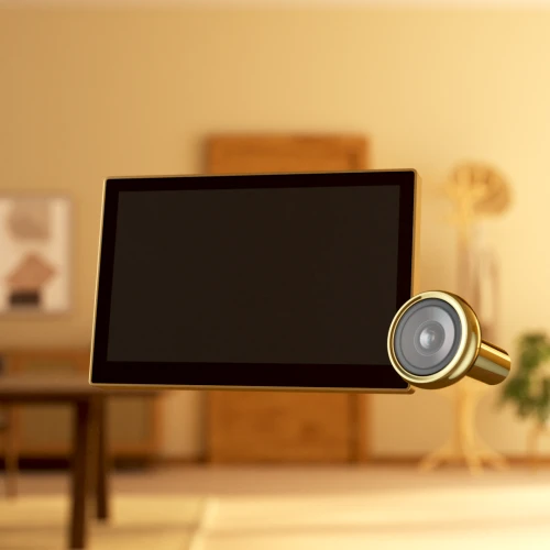 EZVIZ HP2 Gold Smart Viewer with FHD Screen, WiFi, and Mobile App Support