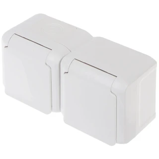 Surface-mounted double socket LE-782377 FORIX 230V 16A IP44 LEGRAND