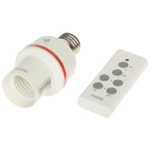 RS-6 Virone bulb socket controlled by remote control