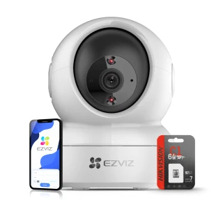 Rotating Camera - Wifi Electronic Babysitter with Motion Detection Ezviz C6N 64GB