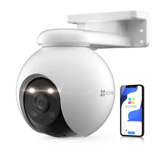 EZVIZ H8 Pro 2k 3Mpx Rotating WiFi Camera Smart Detection, Tracking