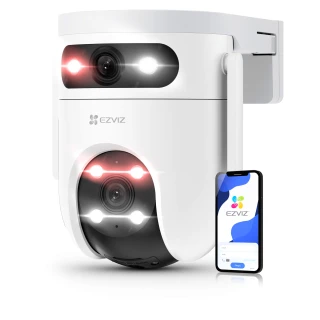 Ezviz H9c 2K 2-in-1 Wi-Fi Camera, AI Motion Detection, Automatic Tracking, Active Protection