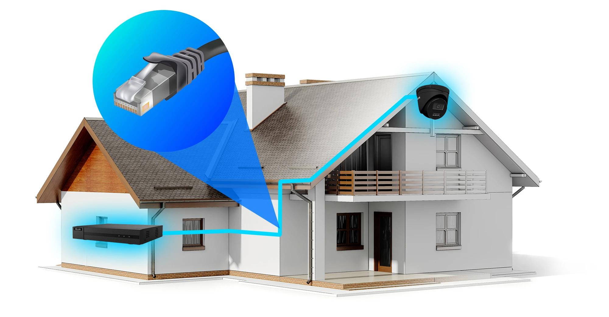 Kamera IP IPCAM-T4-30DL Black 4Mpx Dual-Light 30m HiLook by Hikvision