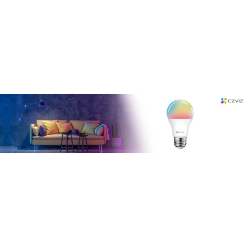 Intelligent RGB Light Bulb with Brightness Adjustment and Color Change EZVIZ